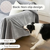 voordelige Bankhoes-Krasbestendige hoezen voor hoekbanken, waterbestendige L-vormige bankhoes voor honden &amp;Katvriendelijke, antislip bankhoezen, wasbaar