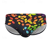 cheap Swim Trunks &amp; Board Shorts-Men's Swim Shorts Swim Trunks Swim Briefs Printed Quick Dry Stretchy Breathable Bottoms Surfing Water Sports Swimming Summer