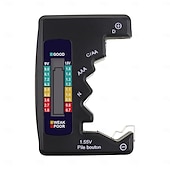 お買い得  電源-バッテリーテスター ユニバーサルバッテリーチェッカー LCDディスプレイ付き デジタル多目的小型バッテリーチェッカー すべてのバッテリー c aaa aaa d n 9v 6f22 1.5v ボタン電池用