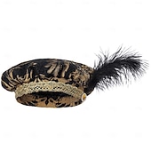 お買い得  衣装-ロココ調 ヴィクトリアン ルネッサンス ケープ ファンシーコスチューム 貴族 王室の衣装 フィット＆フレア 仮装 男性用 ファンタジー ハロウィーン カーニバル 性能 LARP レンフェア 成人 上着 パンツ クローク