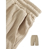 ieftine Pantaloni scurți casual-Bărbați Pantaloni Scurți Pantaloni scurți casual Jacquard Texturat Simplu Confort Respirabil Peste Genunchi Casual În aer liber Plajă Vacanță Modă Negru Roșu Vin Strech