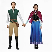  Reina de las nieves Escarchado Princesas Cuento de Hadas Traje de cosplay Accesorios Personaje clásico de cuento Fiesta Cosplay for Hombre Adultos Navidad Carnaval Mascarada Sinfonía de historias