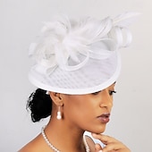 economico Fascinatori &amp; Cappelli-Copricapo affascinante Gentildonna Costume Per donna Mascherata Tè Ascot Festival delle corse di cavalli Adulti Copricapo