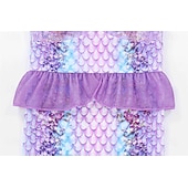  sereia Princesa sereia Vestidos Fantasia de festa temática Fantasias for Para Meninas Crianças Carnaval Baile de Máscaras Festa Feriado