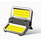 billiga Campingljus &amp;amp; lyktor-LED-campinglampor, uppladdningsbar magnetlampa, 230° rotation, vikbar, vattentät, soldriven utomhuscampinglampa för vandringstält, överlevnad, nattfiske, promenadarbete