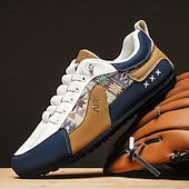 economico Sneakers Casual-sneakers casual da uomo in similpelle, comfort e stile premium, perfette per l'uso quotidiano
