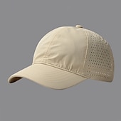 preiswerte Baseballkappe für Herren-Herren Baseballkappe Mesh-Kappe Schwarz Dunkelmarine Polyester Ausgehöhlt Aktiv Täglich Sport Lässig Täglich Heim Einfarbig Sonnenschutz Belüftung