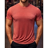 abordables Camisetas y Tops de Correr-Hombre Color sólido Camiseta Running Camiseta Compresión Camisa atlética Top deportivo Verano Manga Corta Secado rápido Dispersor de humedad Transpirable Entrenamiento de gimnasio Paseo Correr Azul