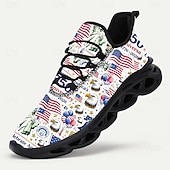 voordelige Mannen schoenen-Sneakers voor heren ter ere van het 250-jarig jubileum van de Verenigde Staten – patriottisch design met comfort en duurzaamheid, ideaal voor muziekfestivals, Onafhankelijkheidsdag en casual dagelijks gebruik.