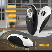 economico elettrodomestici-apriscatole elettrico apriscatole automatico apriscatole portatile ricaricabile apriscatole da cucina apriscatole di latta facile da tirare a mani libere con un solo tocco