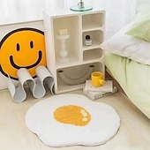 ieftine Covoare de baie-Covoraș de baie absorbant, antiderapant, cu desene animate, din cașmir artificial, pentru intrarea în baie