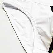 baratos Calções de banho &amp; Calções de surf-Homens Shorts de Natação Calção Justo de Natação Sunga de Natação Bloqueio de cores Secagem Rápida Esticar Respirável Calças Surfe Esportes Aquáticos Natação Verão