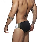 economico Costumi da bagno &amp; Pantaloni da surf-Per uomo Standard Costume da bagno Costume da Bagno Slip mare Color-blocking Coulisse Asciugatura Rapida Elastico Traspirante Senza Maniche Pantaloni Surf Sport Acquatici Nuoto Estate