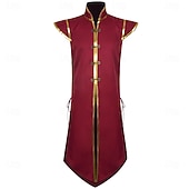 economico Capispalla-Retrò Vintage Medievale Rinascimento Gilet Senza maniche Elfo Ranger Collo alla coreana Costume Per uomo Fantasia Halloween Carnevale Fiera Rinascimentale LARP Festa a tema retrò Adulti Gilet Tutte