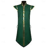 economico Capispalla-Retrò Vintage Medievale Rinascimento Gilet Senza maniche Elfo Ranger Collo alla coreana Costume Per uomo Fantasia Halloween Carnevale Fiera Rinascimentale LARP Festa a tema retrò Adulti Gilet Tutte