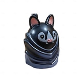 billiga Muggar och koppar-Snygg resinmugg med fladdermustema, upp och ner-vänd silhuett med kreativt svanshandtag, rolig och hållbar kaffekopp för hemmakontor, unik presentidé för halloween och högtider