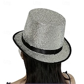 cheap Party Supplies-St. Patrick's Day Green Glitter Top Hat, Sparkling Leprechaun Hat for St Paddy's Day Irish Festival Parade, Costume Accessory for Men Women Kids, Lucky Green Shiny Party Hat, Dress Up Supplies