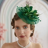 cheap Fascinators &amp; Hats-Derby Fascinator Gentlewoman Floral Fancy Dress Unisex Masquerade Tea Party Ascot Horse Racing Festival Adults' Headpiece