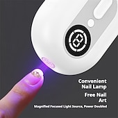 Недорогие Личный уход и здоровье-Электрическая пилочка для ногтей 4-в-1 с аккумулятором и светодиодной подсветкой, питанием от USB, обеспечивает салонное качество, имеет 2 скорости и подходит для женщин, мужчин, взрослых и пожилых