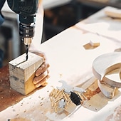 economico Strumenti di misurazione e misurazione-Kit di 16 mandrini per smerigliatrice con anima in rame, 2 dadi, 1 pinza imperiale e 2 chiavi per accessori per utensili rotanti a batteria e parti per trapani elettrici