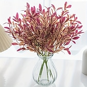 tanie Rośliny sztuczne i zieleń-6 szt. sztucznych roślin pieniężnych, sztuczna zieleń, plastikowa roślina doniczkowa z liśćmi, sztuczna roślina doniczkowa w stylu europejskim do wystroju domu &amp; wyświetlacz