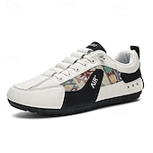 economico Sneakers Casual-sneakers casual da uomo in similpelle, comfort e stile premium, perfette per l'uso quotidiano