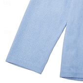 levne Pánské klasické polo-Pánské Kordurová košile Polokošile Venkovní Ležérní Čtvrtletní zip Dlouhý rukáv Módní Moderní Pevná barva Jaro &amp; podzim Standardní uložení Fialová Černá Armádní zelená Námořnická modř Trávová zelen