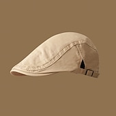 preiswerte Herrenhüte-Herren Baskenmütze Schwarzgrau Schwarz Polyester / Baumwollmischung Klassisch Elegant Vintage Täglich Lässig Täglich Streetwear Einfach Sonnenschutz