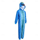 economico Costumi per ragazzi-Fiaba Detective degli animali Fantasia animale Serpente Pigiami Pigiama Costume per festa a tema Cosplay for Ragazzi Bambini Adulti Carnevale Festa / Sera