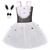 preiswerte Tierkostüm-Tutu Robe Tier Kaninchen Osterhase Kleider Lustig Kinder Mädchen Halloween Ostern Karneval Party Verkleiden