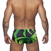 abordables Bañadores &amp; Pantalones de surf-Hombre Estándar Bañador Natación Corto Bañadores Pantalones Calzoncillos de Natación Impreso Correa Secado rápido Eslático Transpirable Sin Mangas Prendas de abajo Surf Deportes acuáticos Natación