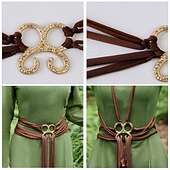 cheap Accessories and More-Medieval Renaissance Fancy Costume Accessories Elf Fairy Elven Fancy Dress Women's Fantasy Halloween Carnival Performance LARP Ren Faire Adults' Belt
