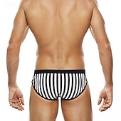 halpa Uimahousut ja laudashortsit-Miesten Uimashortsit Uimahousut Brief-uimahousut Raita Kurenauha Nopea kuivuminen Venyvä Hengittävä Uima-asut Alaosat Lainelautailu Vesiurheilu Uinti Kesä