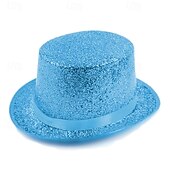 cheap Party Supplies-St. Patrick's Day Green Glitter Top Hat, Sparkling Leprechaun Hat for St Paddy's Day Irish Festival Parade, Costume Accessory for Men Women Kids, Lucky Green Shiny Party Hat, Dress Up Supplies