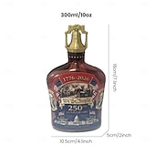  Bottiglia di whisky commemorativa per il 250° anniversario degli Stati Uniti 1776-2026, bottiglia di liquore patriottica in edizione limitata "We the People" con tappo a forma di campana della libertà, oggetto da collezione per la celebrazione dell'indipe