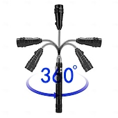 levne Svítilny-magnetické teleskopické elastické nástroje pro vybírání na krk, přenosná roztažitelná magnetická teleskopická LED svítilna magnetické nástroje pro vybírání pracovní světla magnetická svítilna,