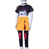  Kpop-inspirert Inspirert av koreansk idol Popstjerne Cosplay kostyme Gruppekostyme Fancy dress Jente Barne Halloween Karneval Ytelse Comic Con Anime-messe