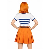  Haveventyrer Stråhattpirat Navigator Cosplay kostyme Drakter Anime Cosplay for Dame Voksne Halloween Karneval Fest Ytelse