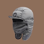 economico Cappellino da baseball da uomo-Per uomo Da aviatore Nero Verde fibra di poliestere Regolabile Caldo Sport e Outdoor All'aperto Abbigliamento casual alla moda Ciclismo Tinta unica Calore Termico Antivento