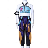  Kpop-inspirert Inspirert av koreansk idol Popstjerne Cosplay kostyme Fancy dress Jente Barne Halloween Karneval Ytelse Comic Con Anime-messe