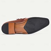 cheap Classic Dress Shoes-Men's Genuine Leather Double Monk Strap Formal Shoes, Elegant Design for Weddings, Special Events and Professional Wear