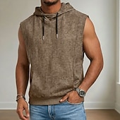 levne Tílka na cvičení-SoftFade™ Pánský tank top vest top s kyselinovým praním bezrukávová mikina bezrukávová léto jaro vintage ležérní s tkanicemi ležérní sportovní oblečení černá námořnická modrá zelená tričko pro muže