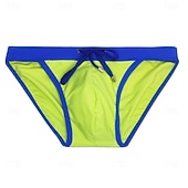 olcso Úszónadrág és deszkás rövidnadrág-Férfi Úszónadrágok Fürdőnadrág Boxer fazonú fürdőnadrágok Színblokkolás Zsinór Gyors szárítás Rugalmas Légáteresztő Alsók Szörfözés Vízi sportok Úszás Nyár