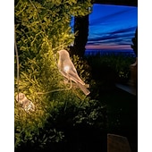 olcso Pathway Lights &amp; Lanterns-kültéri napelemes 5 izzós madárfüzér csipeszekkel, IP44 vízálló fali lámpa &amp;kerítésdekoráció, kerti, teraszi, hátsó udvari, villai és tájvilágítás