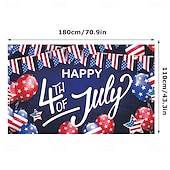 billige USA 250.-uavhengighetsdagen banner bakgrunn stoff festival utstillingsvindu veggdekorasjon hengende stoff flagg