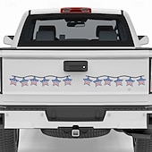  Amerikanische Unabhängigkeitstagsflagge, Sterne, magnetische reflektierende Autoaufkleber, Kühlschrankaufkleber, DIY-Feiertagsdekorationsaufkleber