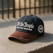  me kansa hattu isänmaallinen brodeerattu lippalakki 1776 vapausvapaussuunnittelu, säädettävä vintage-tricolor-isänhattu miehille ja naisille