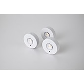 olcso Puck Lights-3 db újratölthető LED szekrényvilágítás, mágneses, vezeték nélküli RGB korongvilágítás távirányítóval, gardrób, borszekrény, szekrény alatti világítás, kábelezést nem igényel, USB-n újratölthető