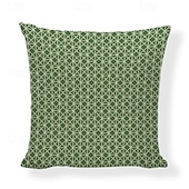cheap Throw Pillows,Inserts &amp; Covers-Nordic Green Plant Leaf Pattern Linen Throw Pillow Cover Decorative Cushion Cover for Sofa Bed Headboard Car and Nap Pillow Use