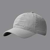 preiswerte Baseballkappe für Herren-Herren Baseballkappe Mesh-Kappe Schwarz Dunkelmarine Polyester Ausgehöhlt Aktiv Täglich Sport Lässig Täglich Heim Einfarbig Sonnenschutz Belüftung